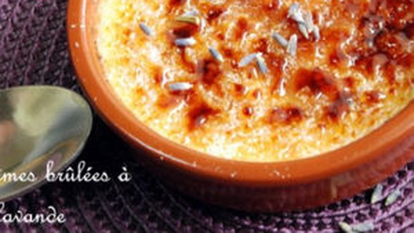 Crème brûlée à la lavande