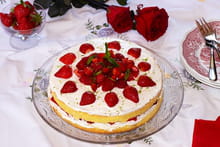Génoise moelleuse, crème citron vert et fruits rouges : Etape 3
