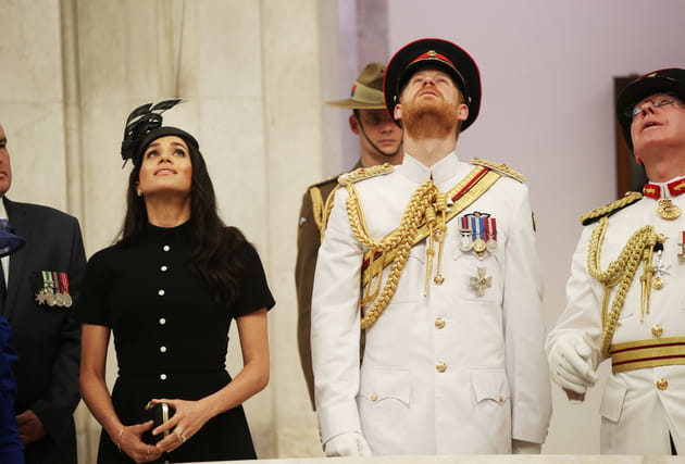 Meghan et Harry, le nez en l'air