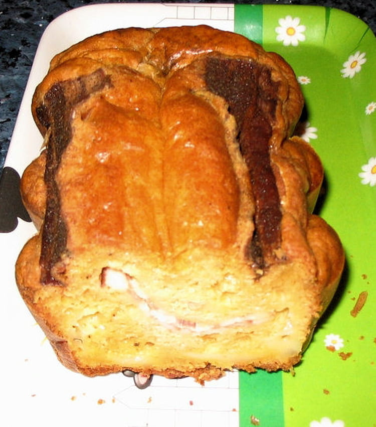 Recette de Cake raclette au lard