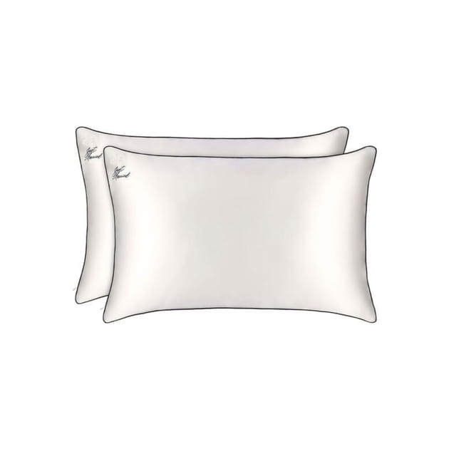 Ensemble De Taies D'oreiller Pure Soie Queen, Slip Silk