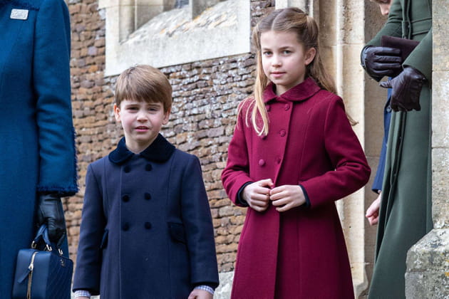 Prince Louis et Princesse Charlotte, bien apprêtés pour Noël