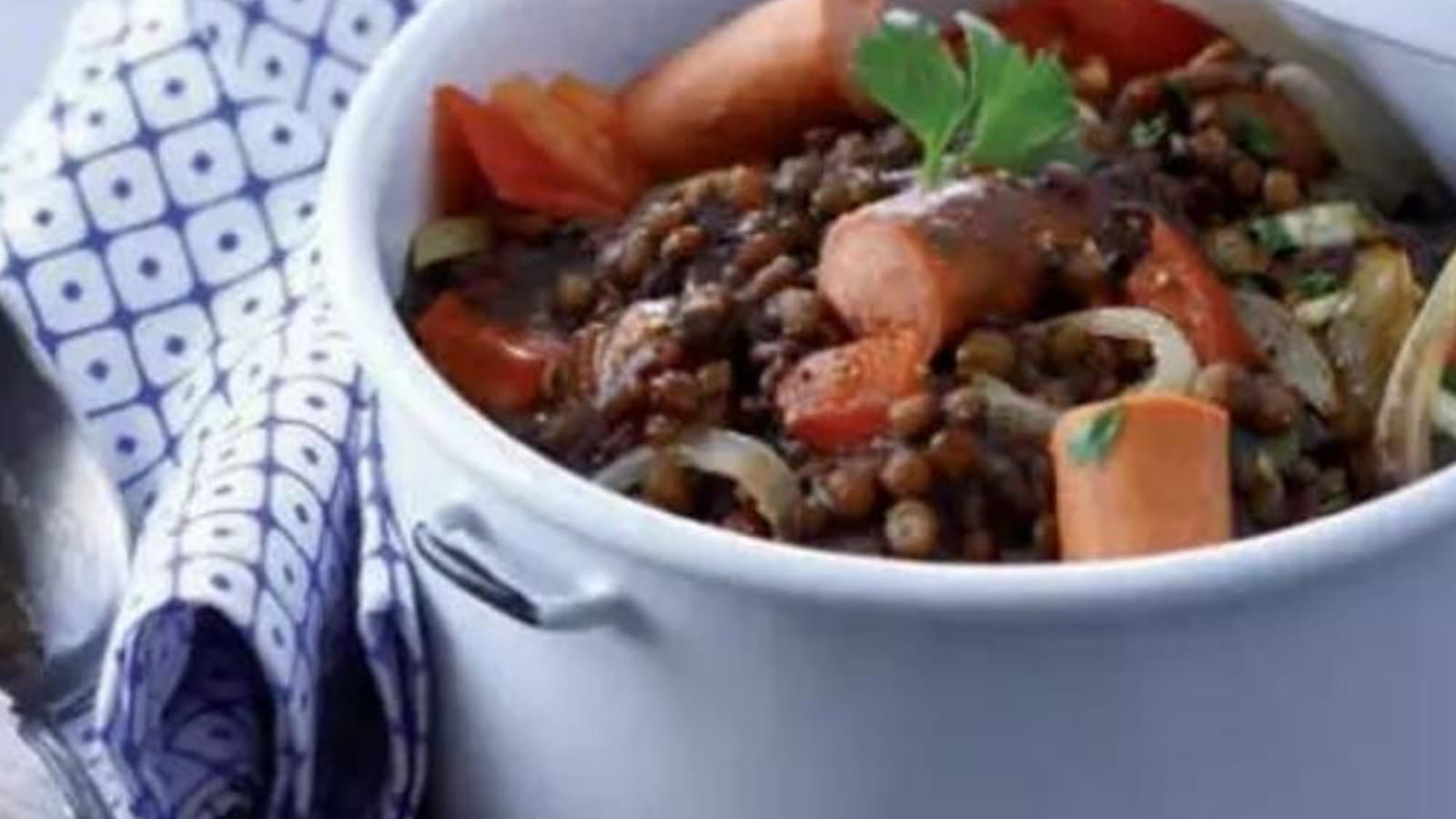 Mijoté de lentilles aux Knacki