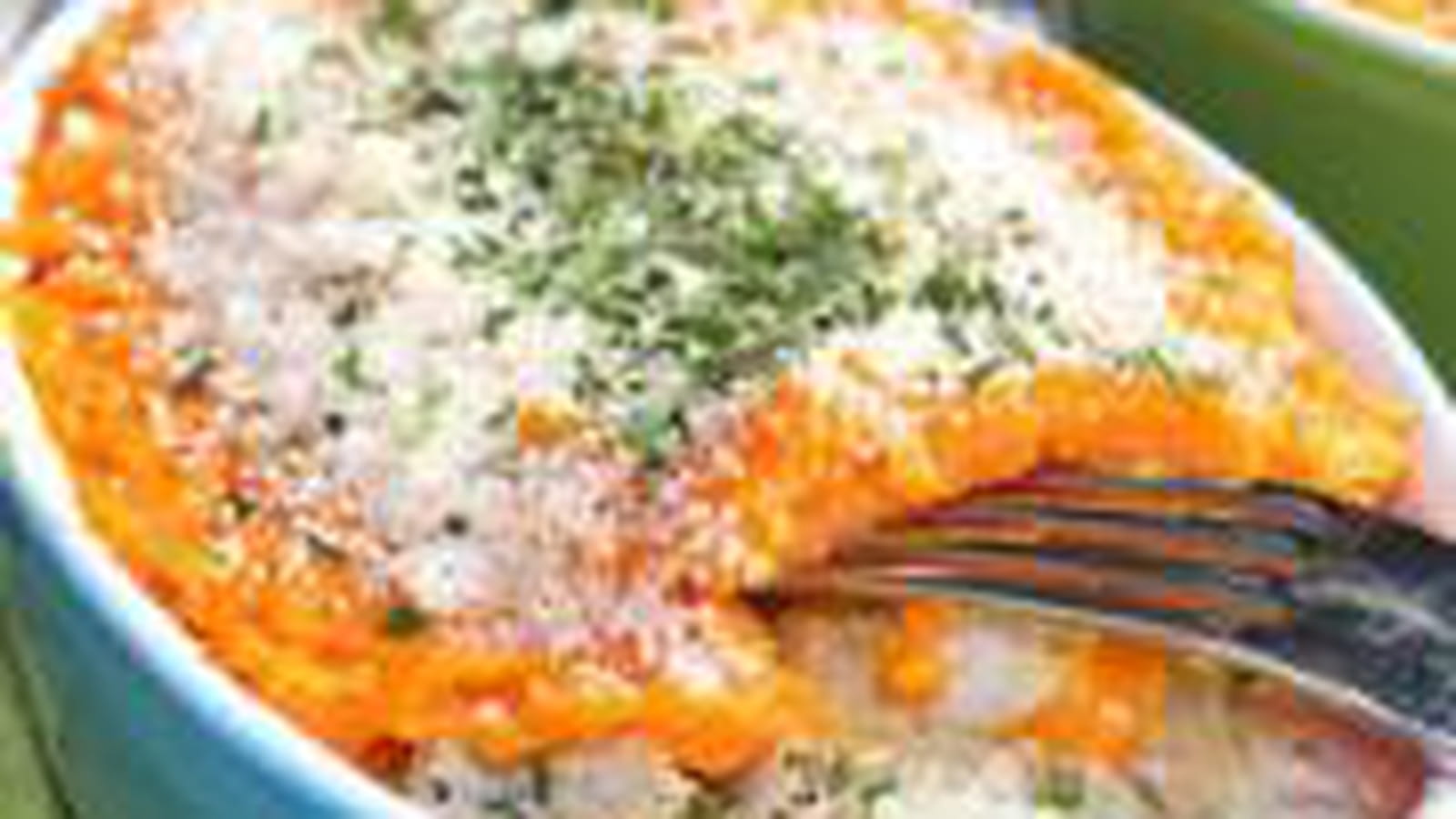 Brandade cabillaud carottes patates douces