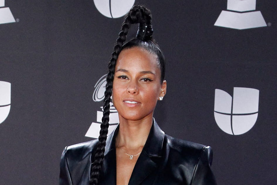 La tresse maxi haute d'Alicia Keys