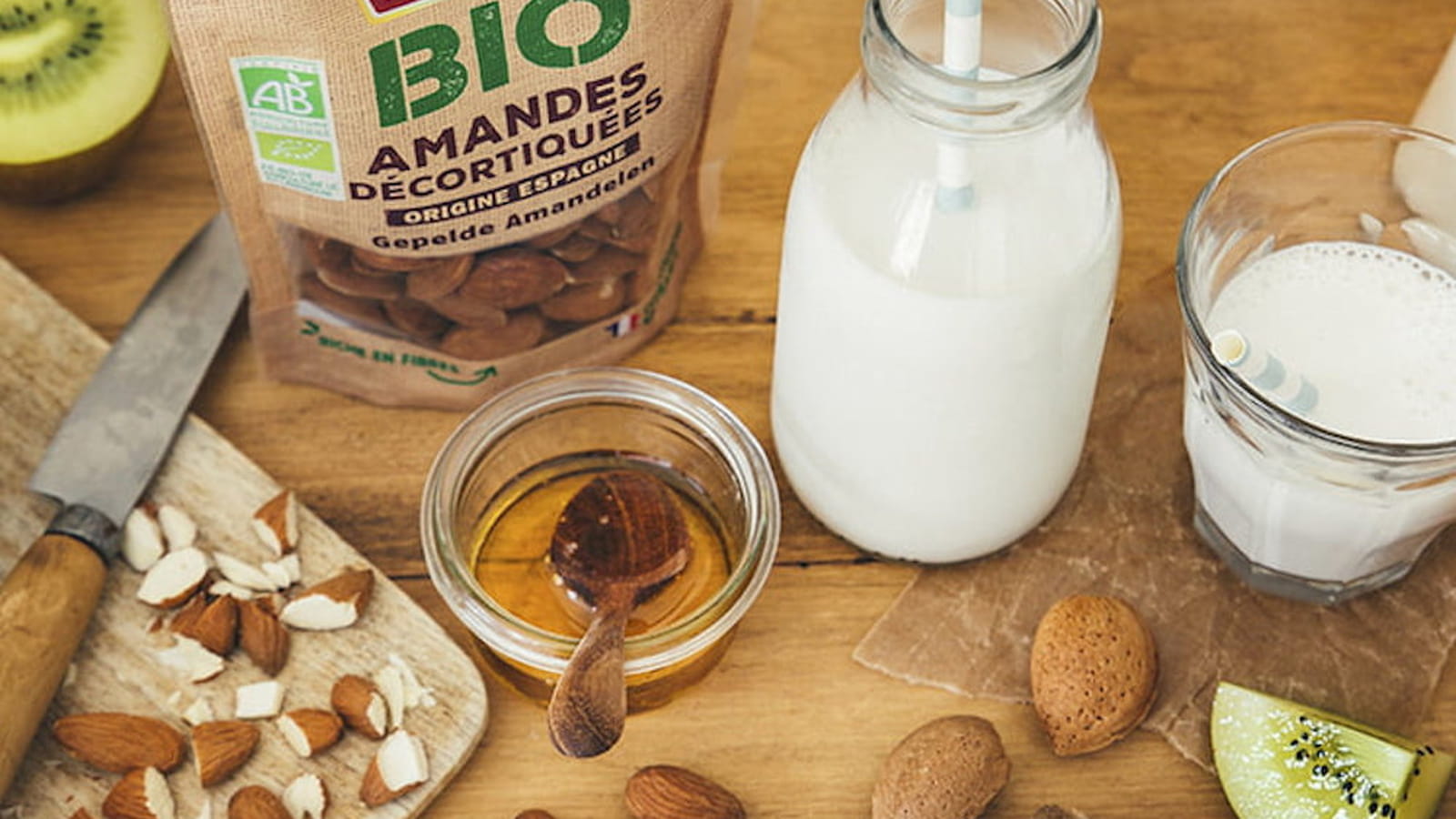 Boisson d'amande, touche de vanille