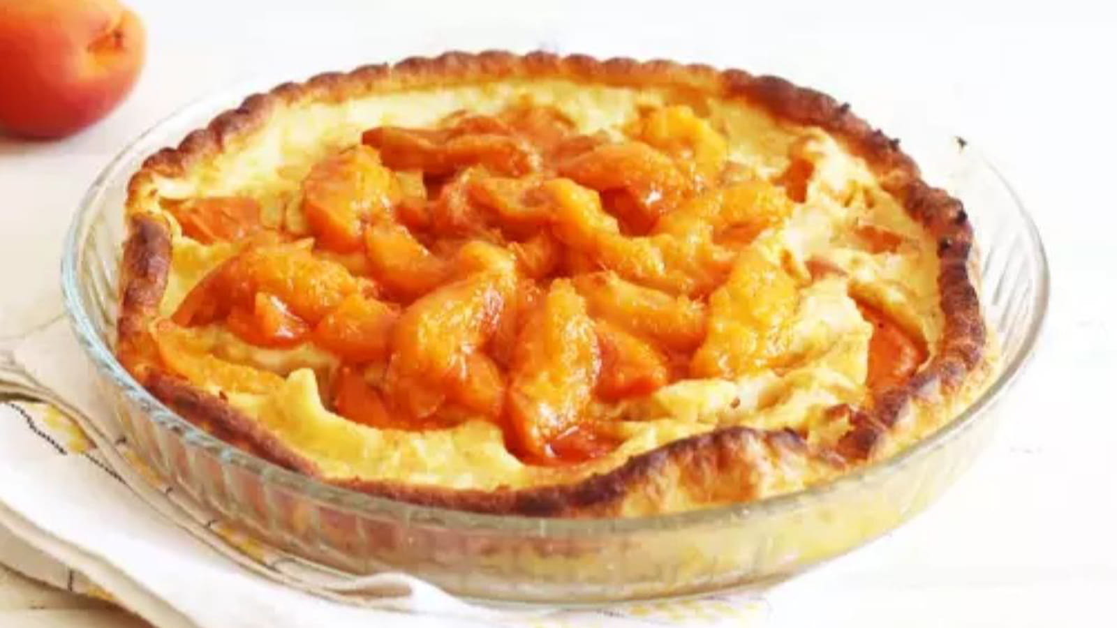 Dutch baby pancake aux abricots (sans poêle en fonte)