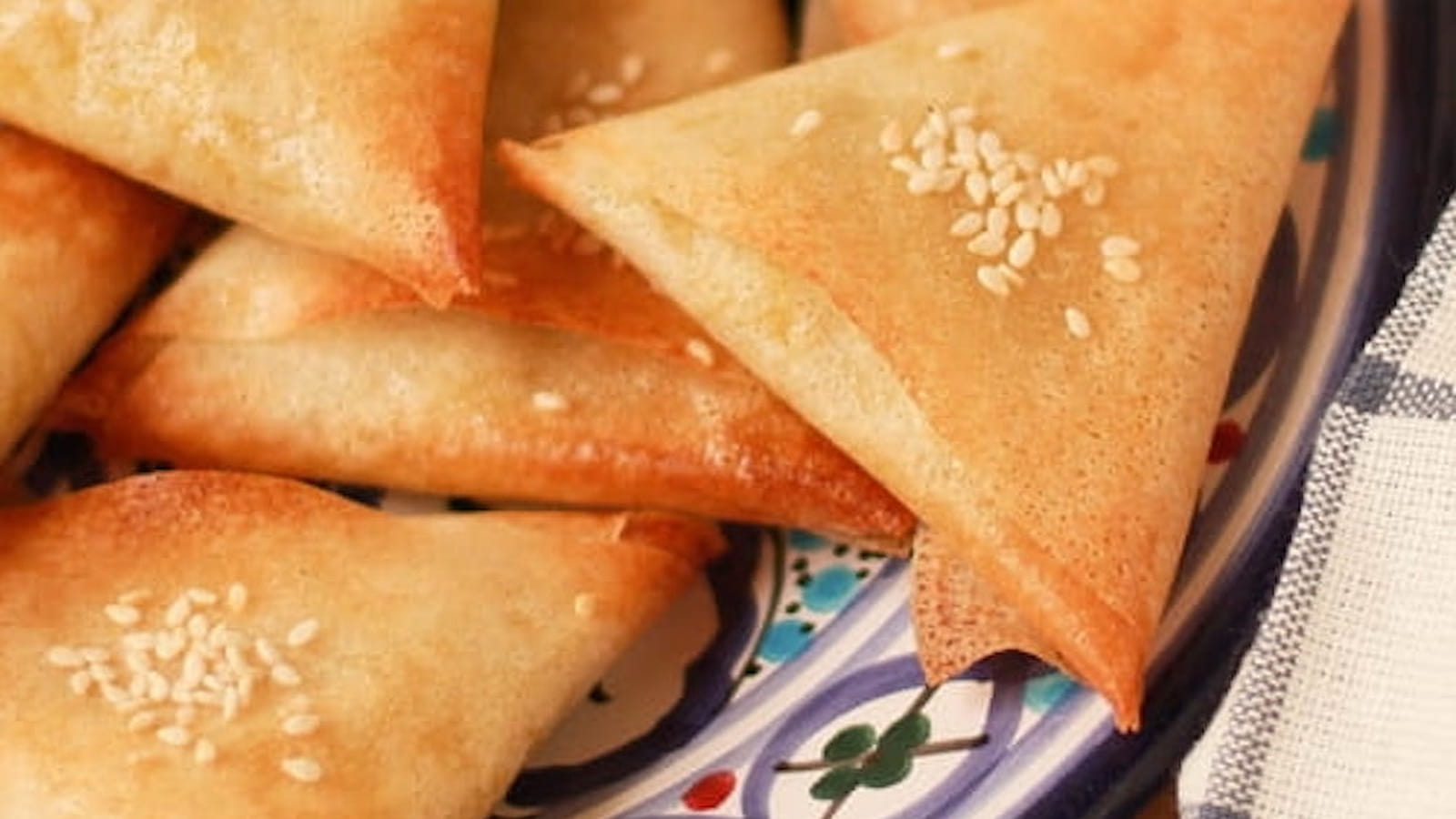 Briouates à la feta et au zaatar