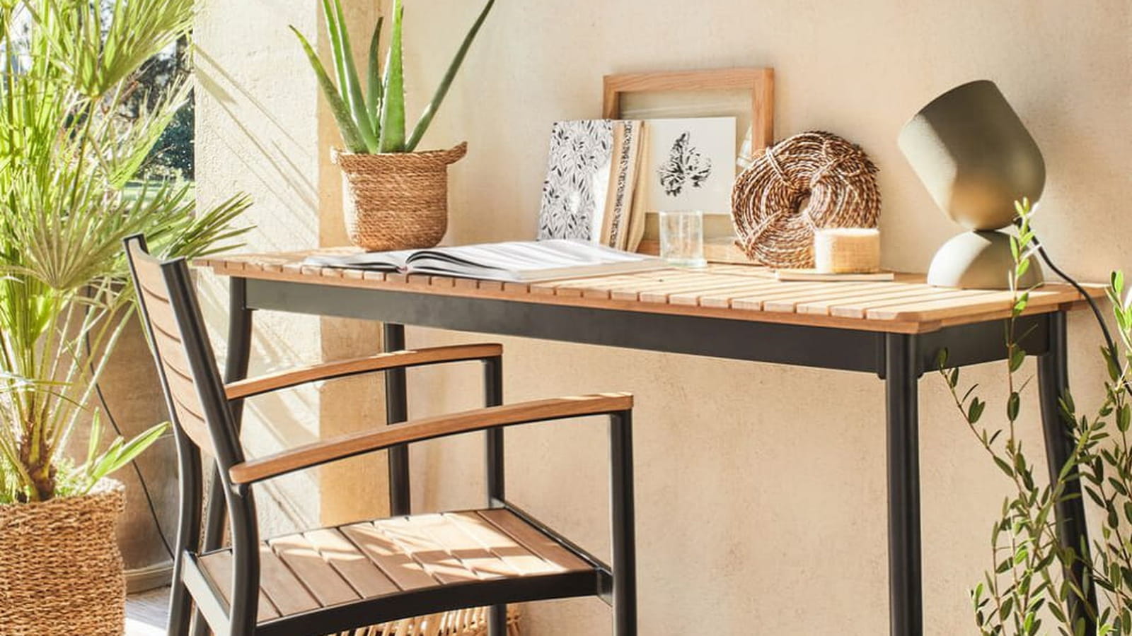 Table de balcon et chaise alinea