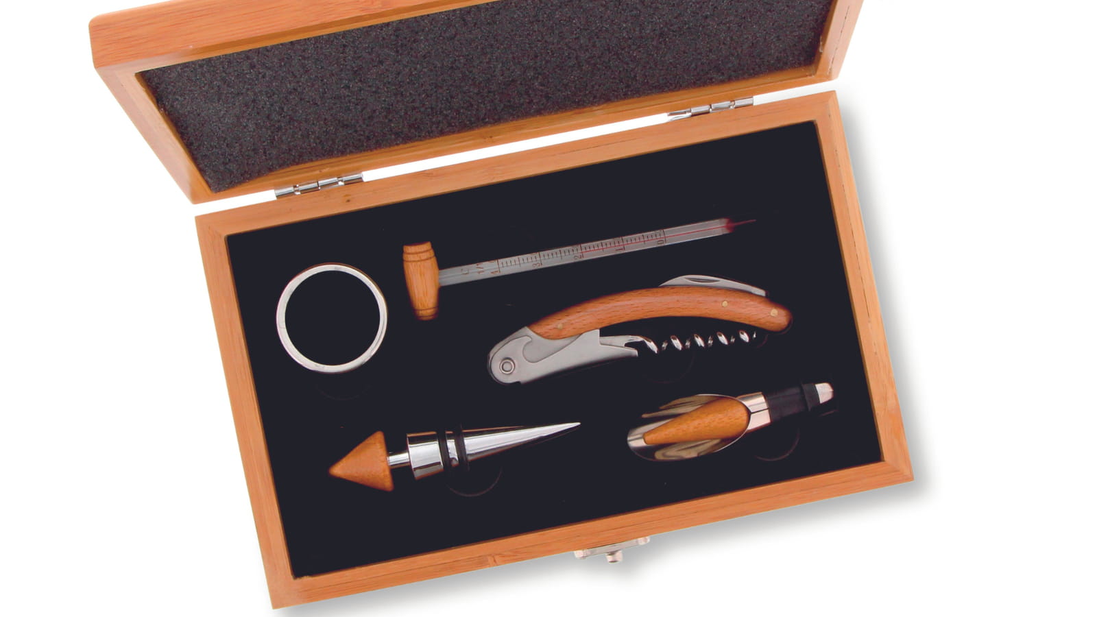 Coffret sommelier bambou 5 pièces Pradel Excellence Mathon