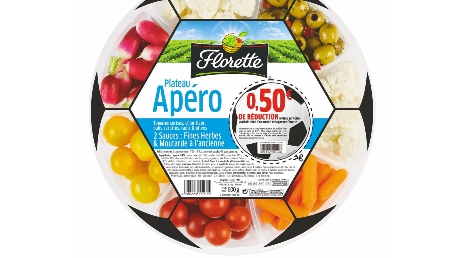 Le plateau apéro de Florette