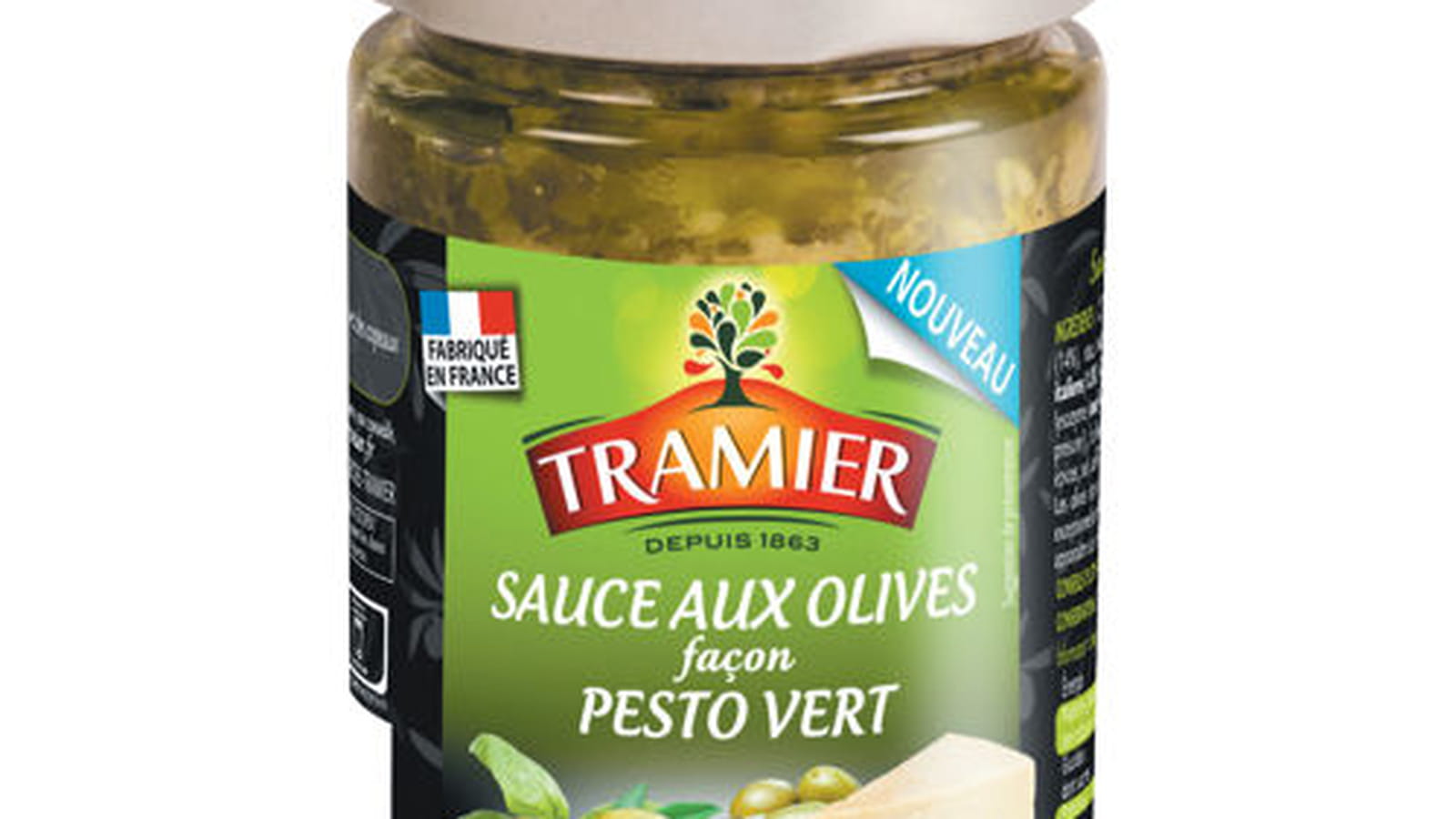 Sauces aux olives façon pesto vert de Tramier