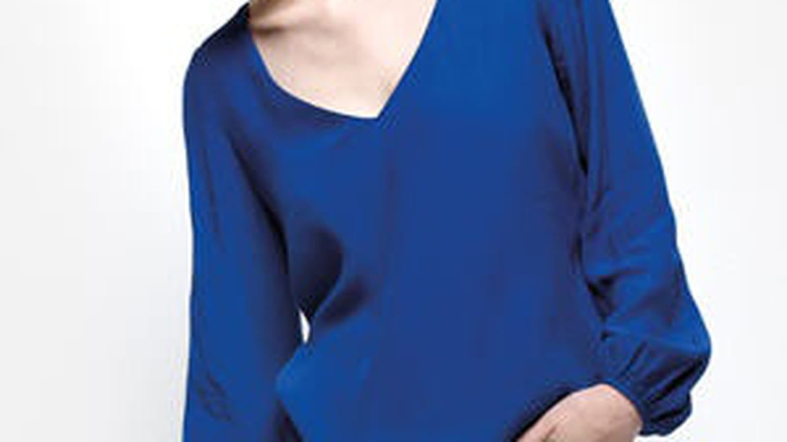 Top bleu de Naf Naf