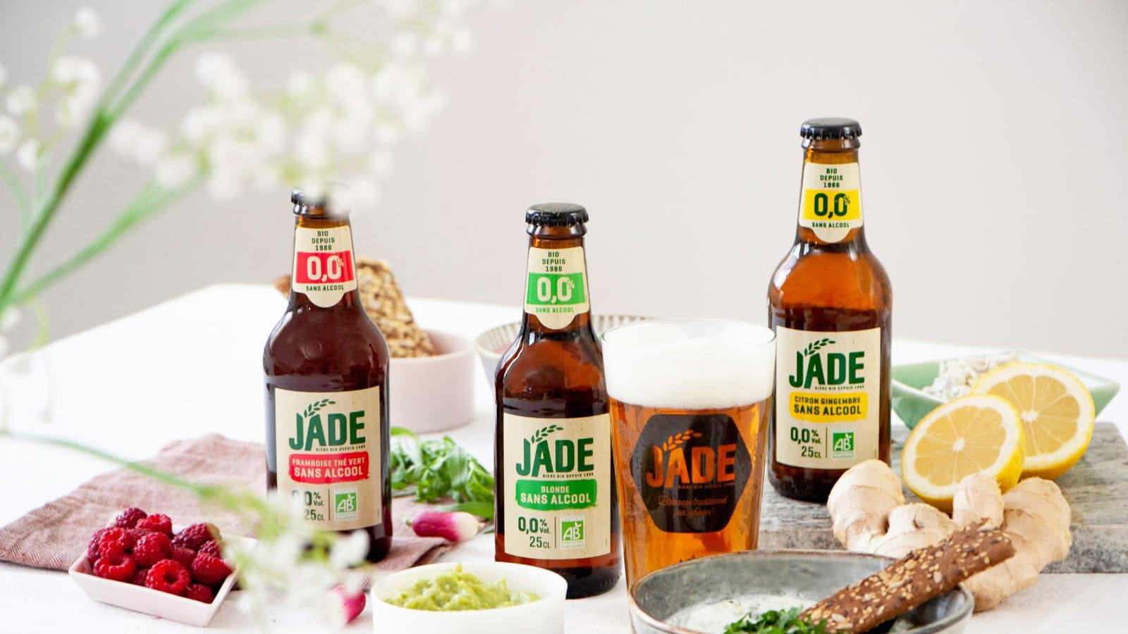 Les bières bio de Jade