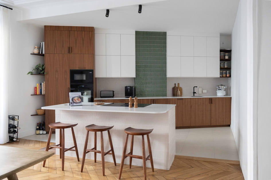 Apr&egrave;s&nbsp;: une cuisine ouverte sur la salle &agrave; manger