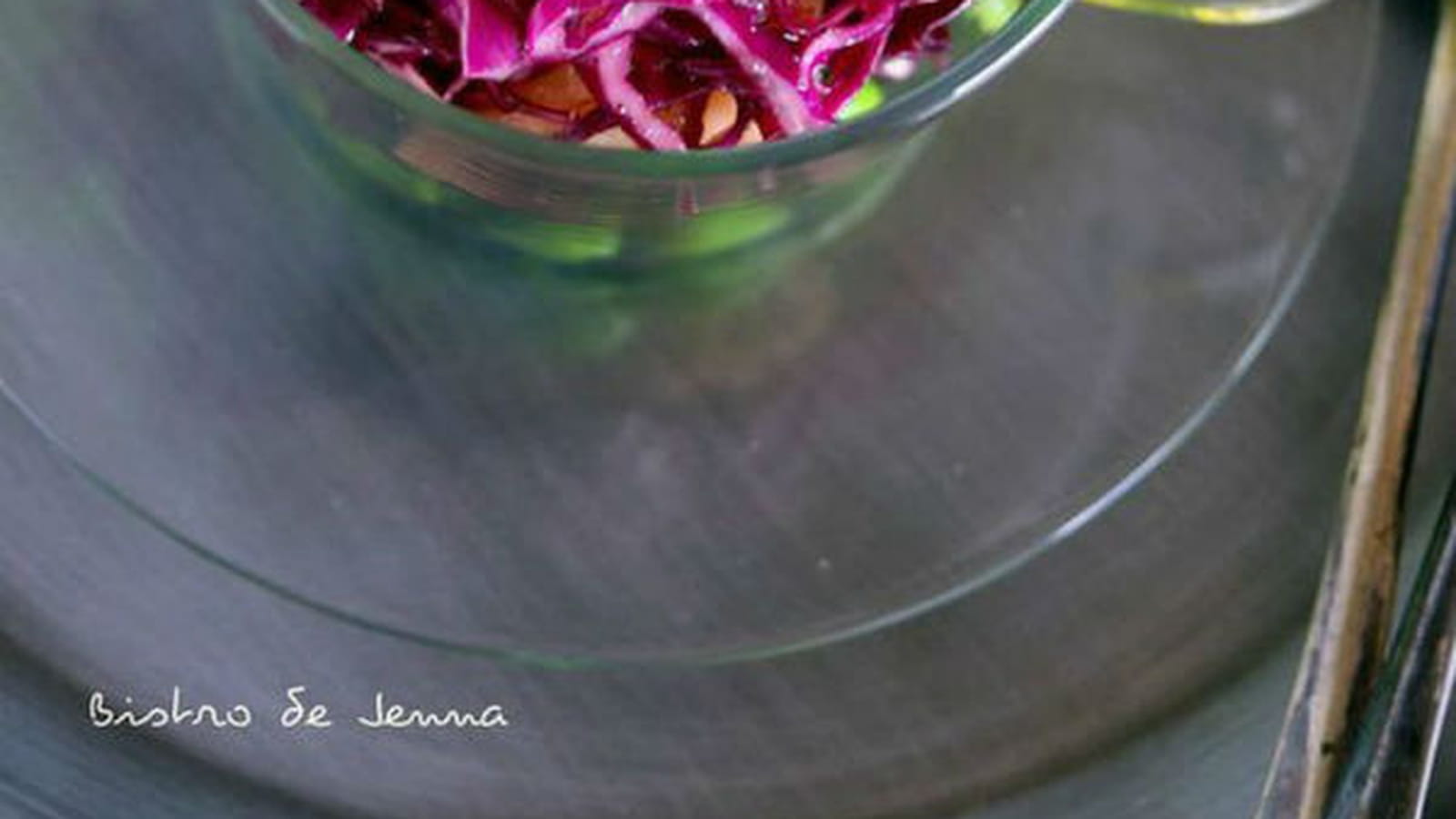 Salade de chou rouge aux pommes