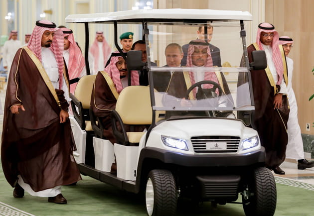 Vladimir Poutine dans son bolide