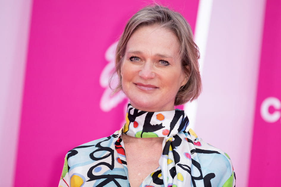 Les l&egrave;vres glossy de la Princesse Delphine de Belgique