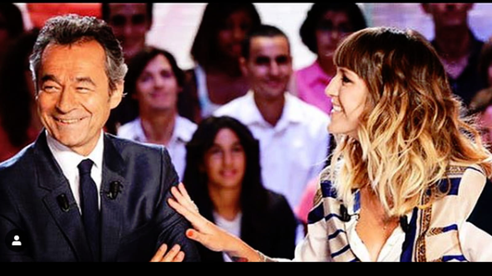 Daphne Burki et Michel Denisot