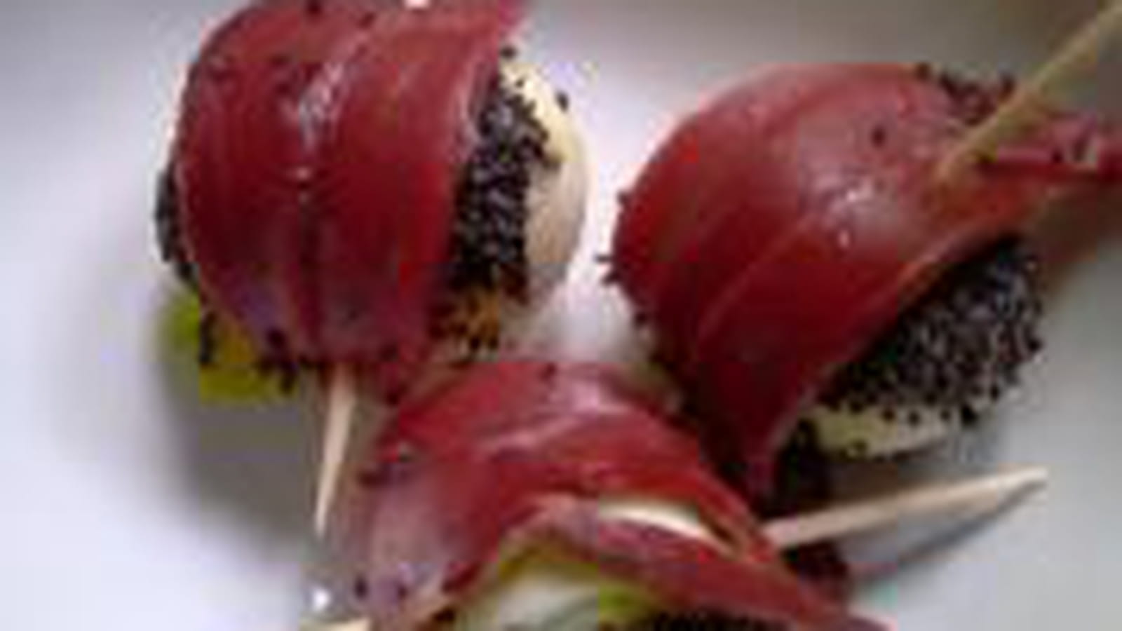 Petite brochette caille-canard
