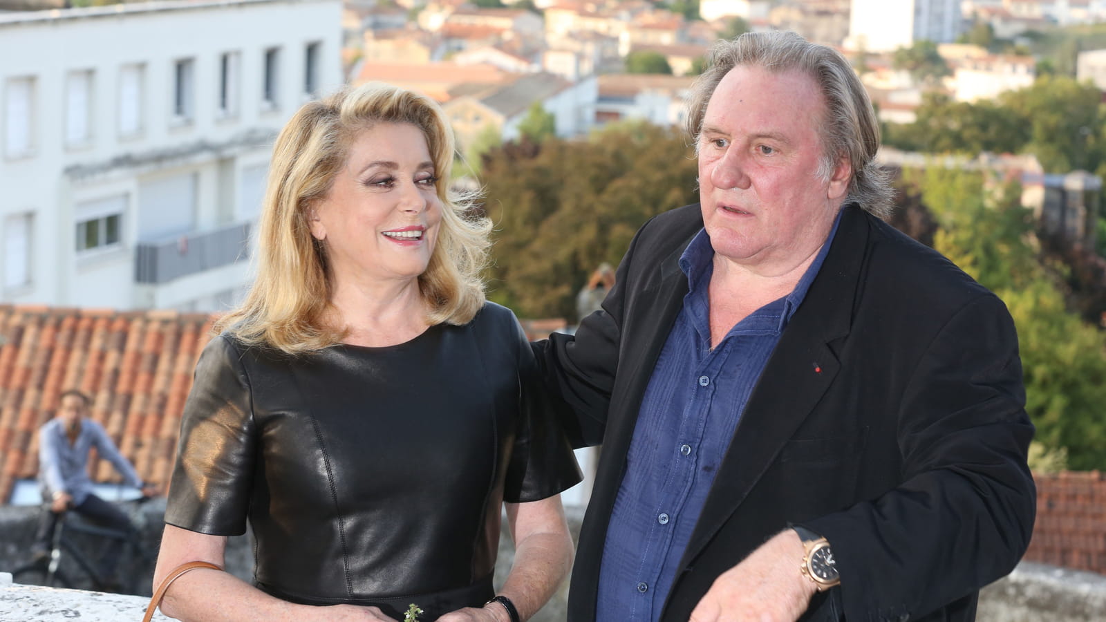 Depardieu et Catherine Deneuve à Angoulême en 2017 