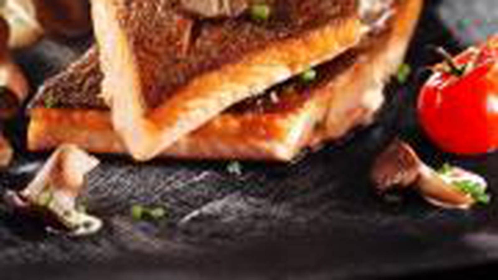Filet d'omble chevalier à la crème de pleurote
