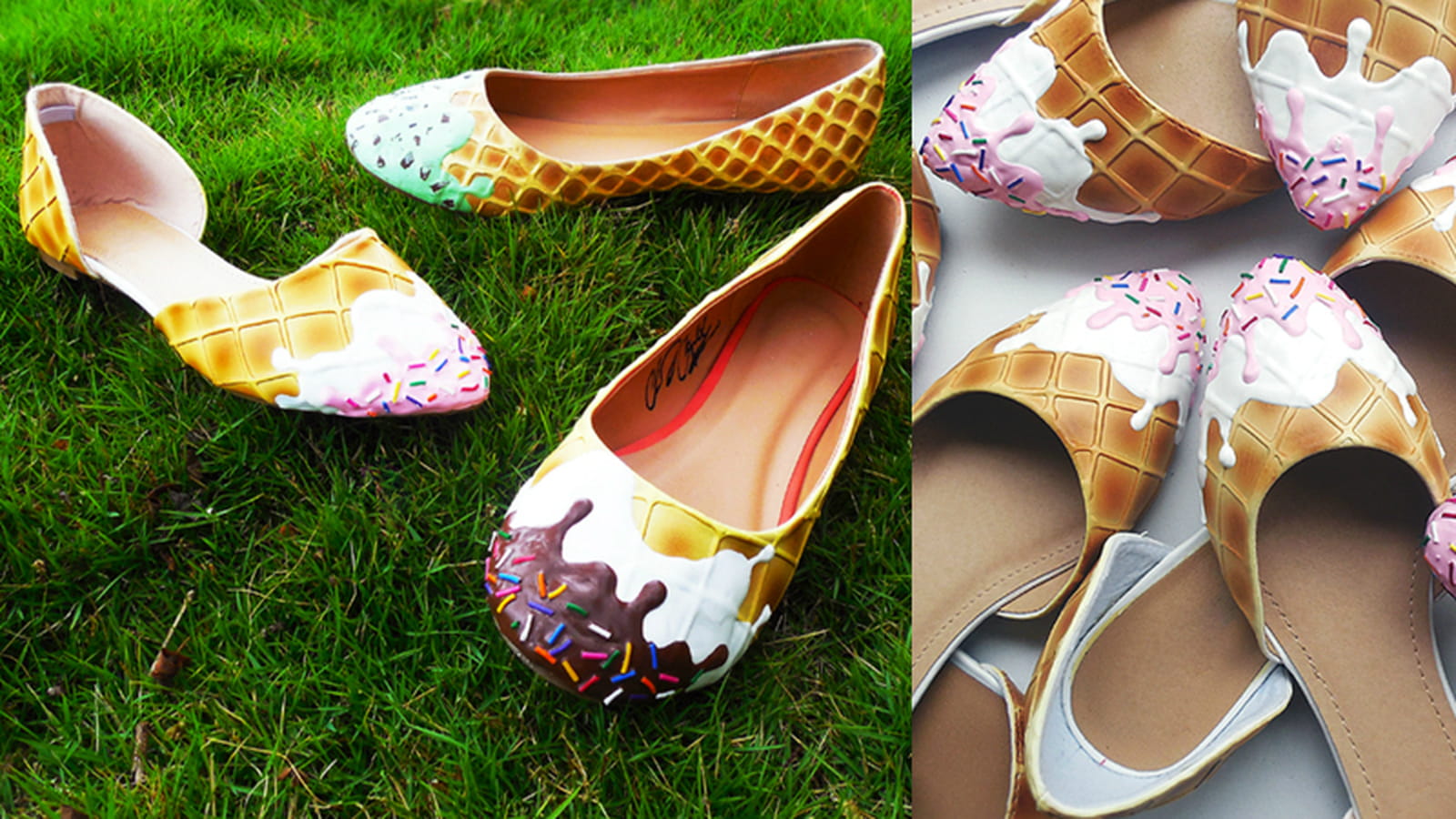 Ballerines glaces