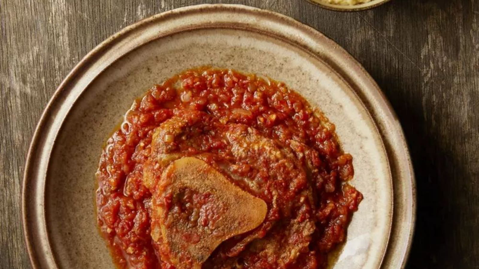 Osso buco à l'orange et au cumin, polenta à la coriandre par le chef Cyril Lignac