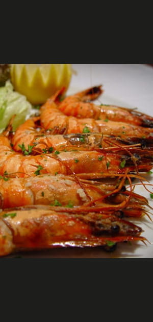 Crevettes au gingembre et au citron vert