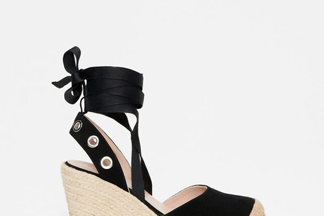 Chaussures à Talons Compensées Claudie Pierlot Modèle Azia - Bleu Daim, Taille 36