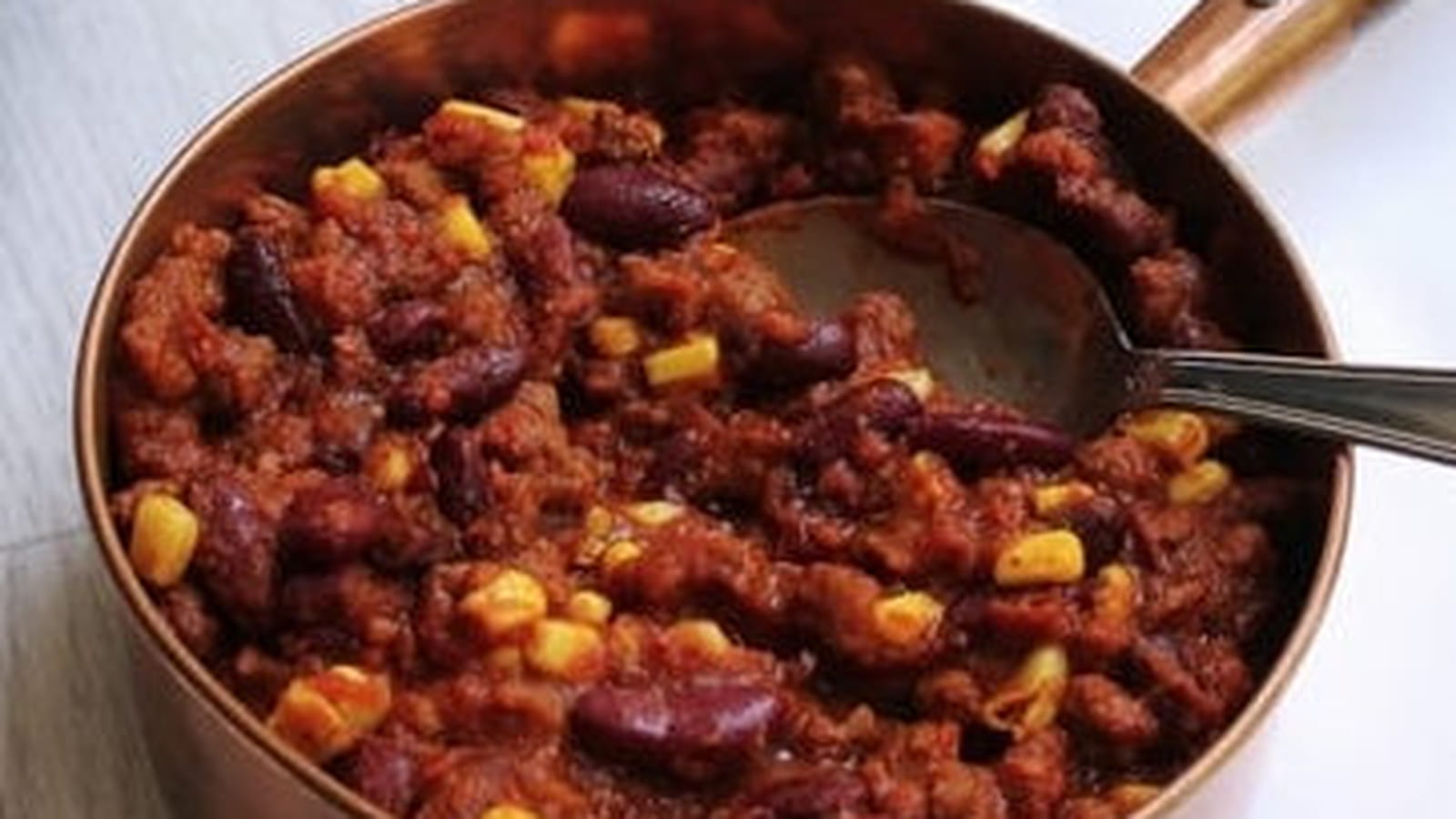 Chili végétarien : Chili sin Carne