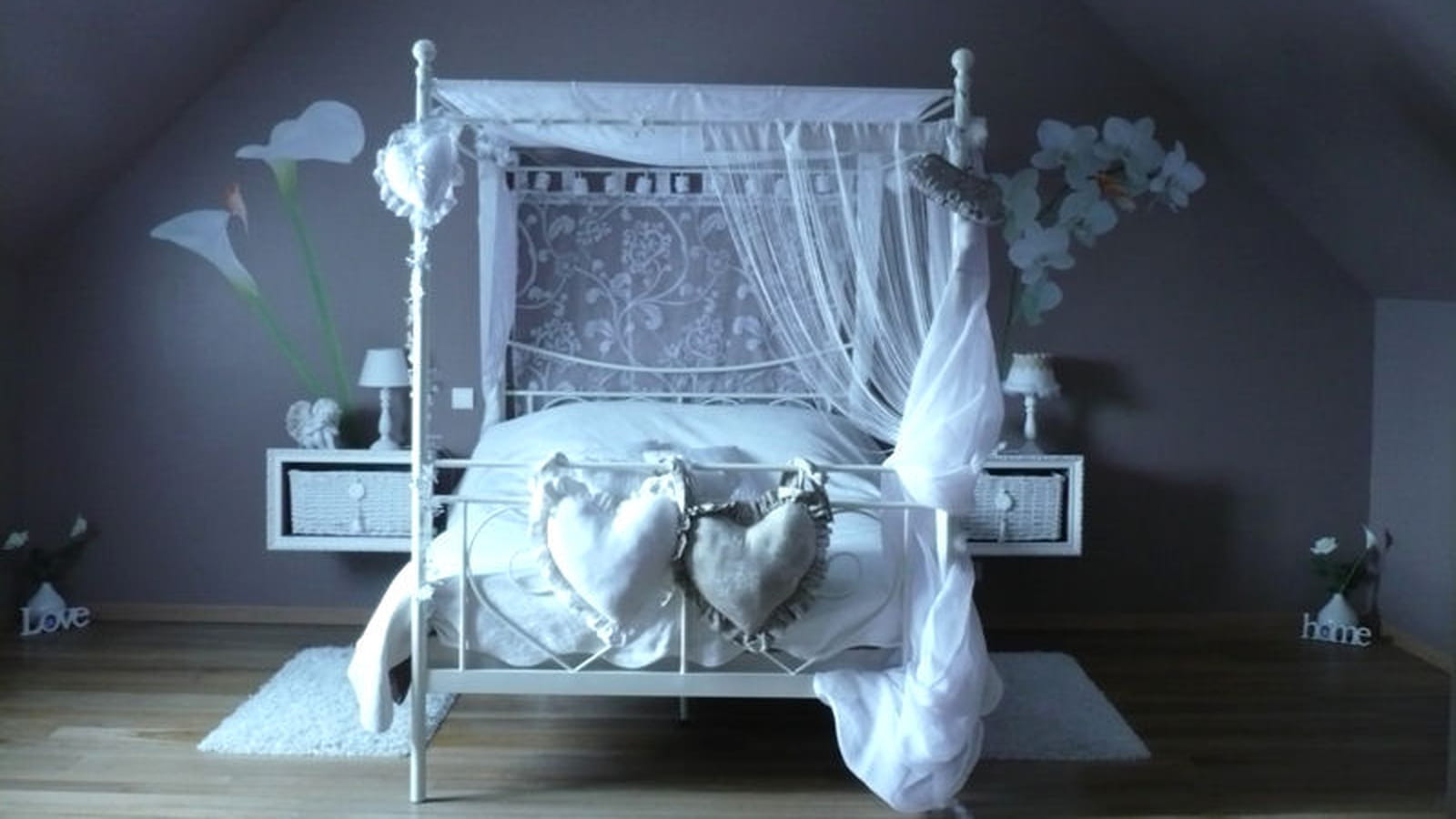 Chambre romantique chic