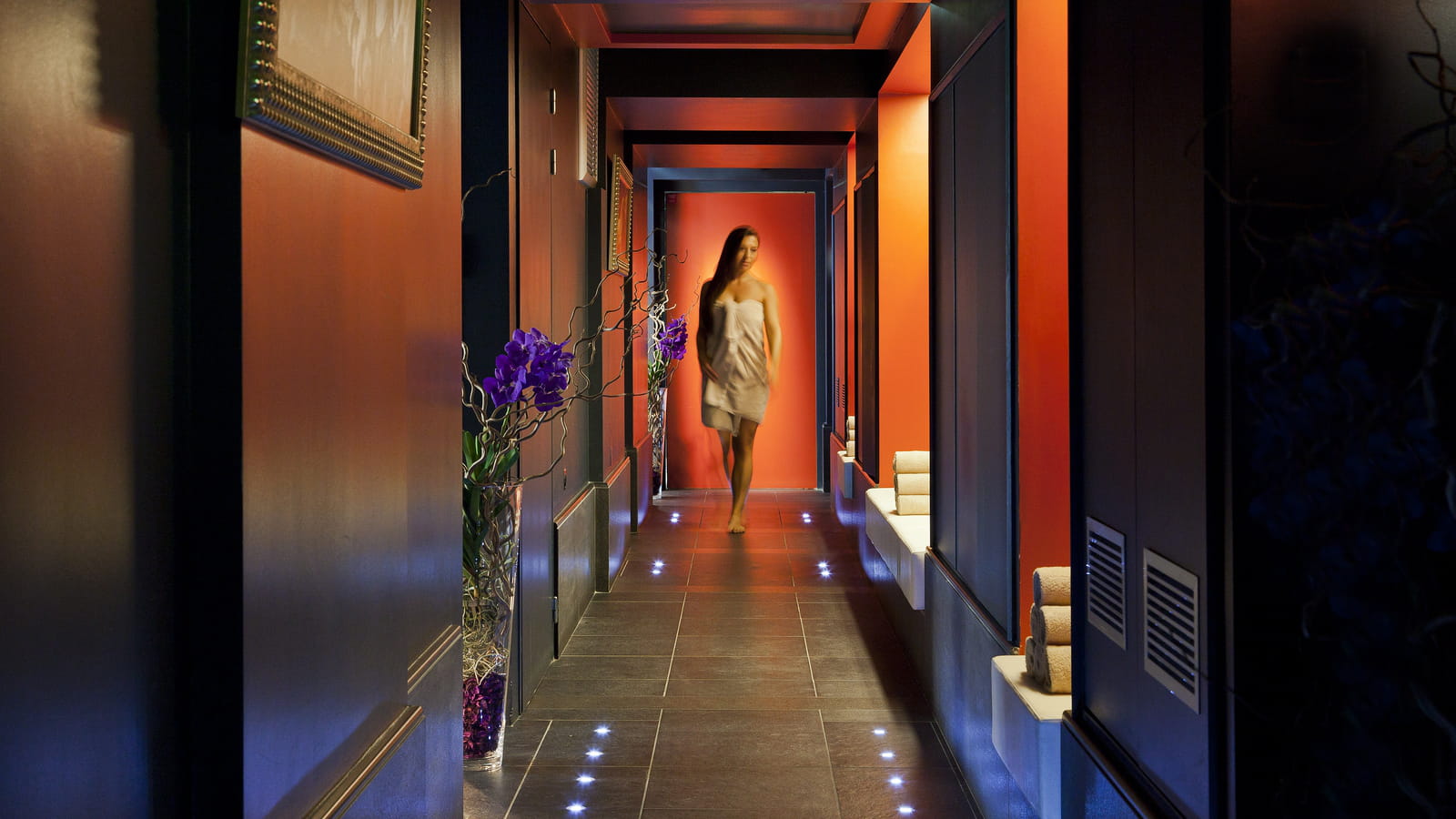 Dans les couloirs du spa 
