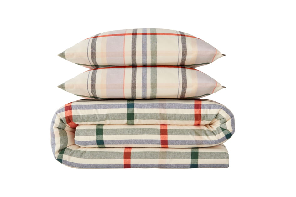 Parure de lit en flanelle de coton Theresa d'Habitat