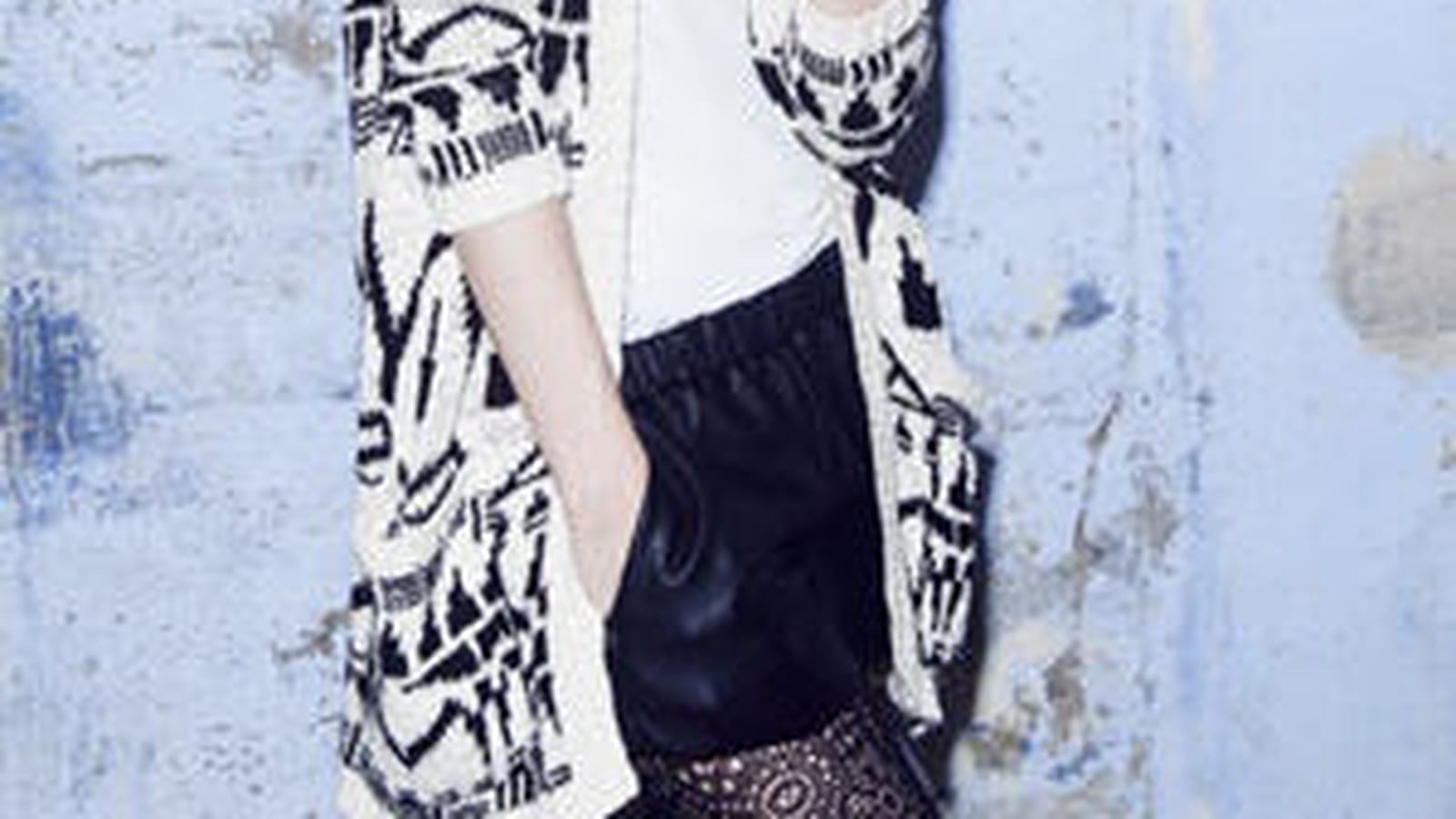 Gilet flammé et jacquard de Jennyfer