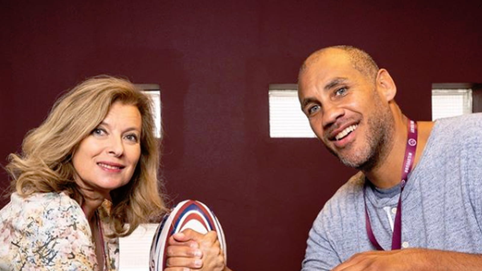 Valérie Trierweiler et Romain Magellan 