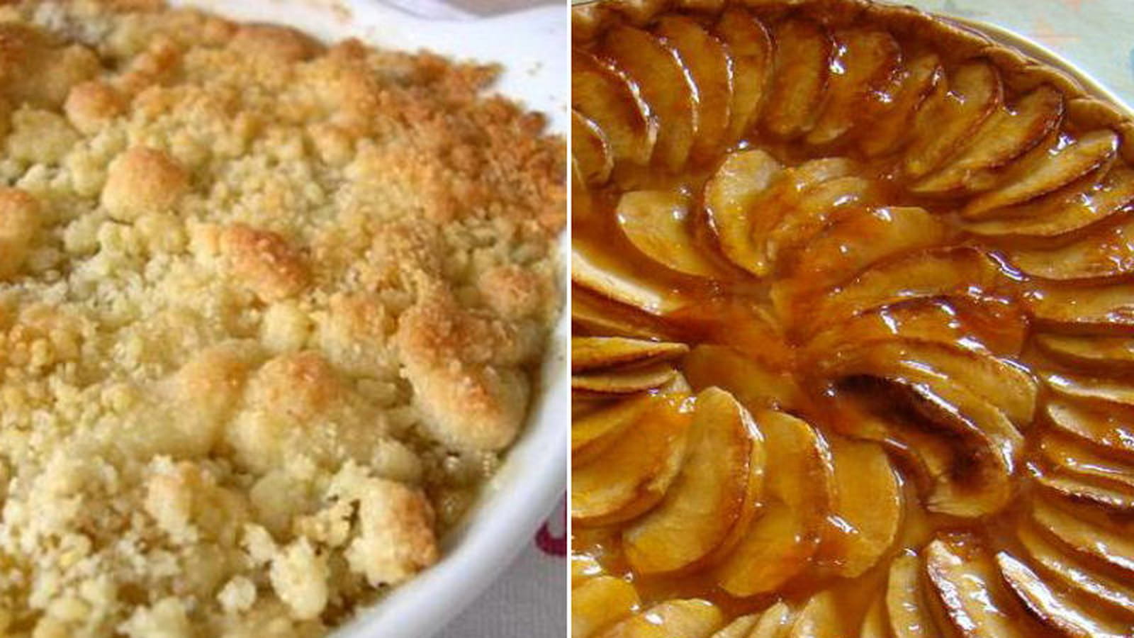 Crumble ou tarte aux pommes ?