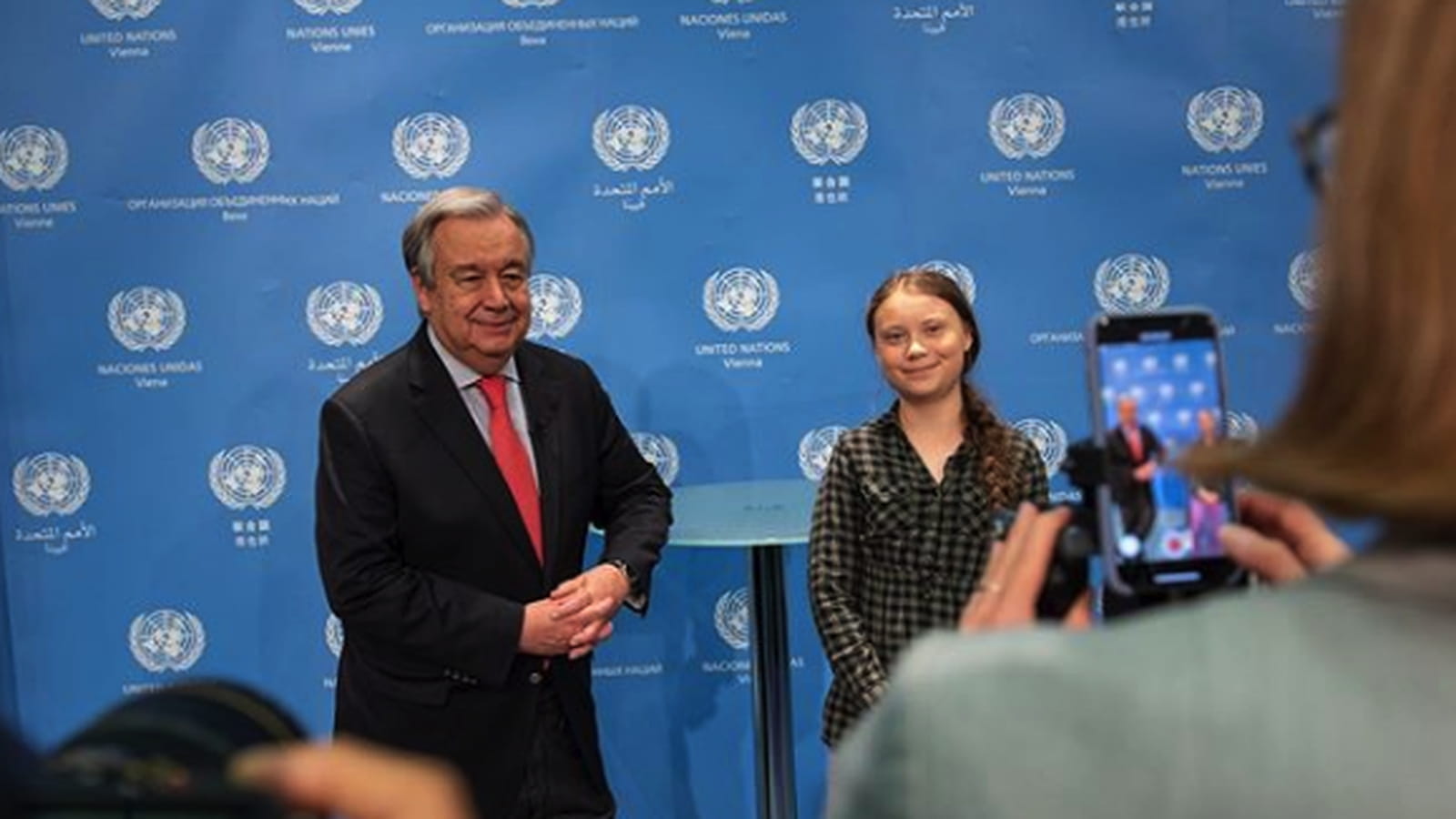 Antonio Guterres, Greta Thunberg