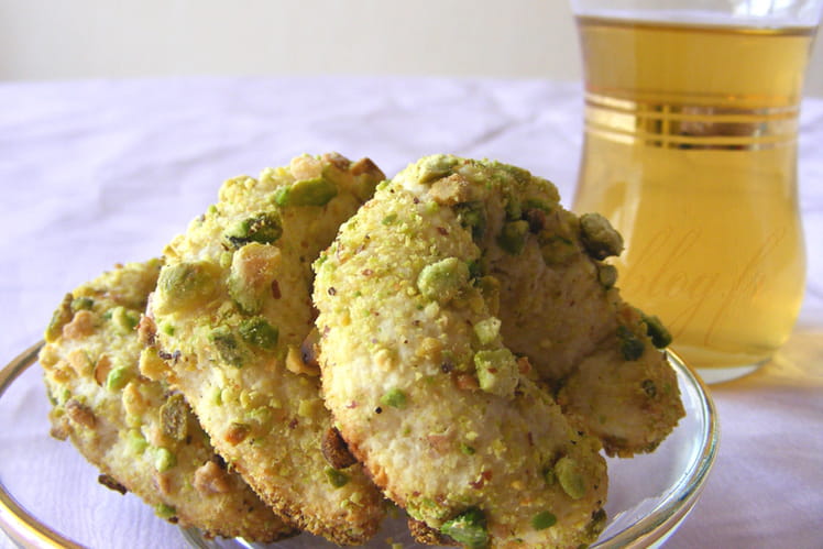 Croissants orientaux aux amandes et pistaches