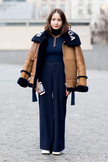 Le blouson shearling