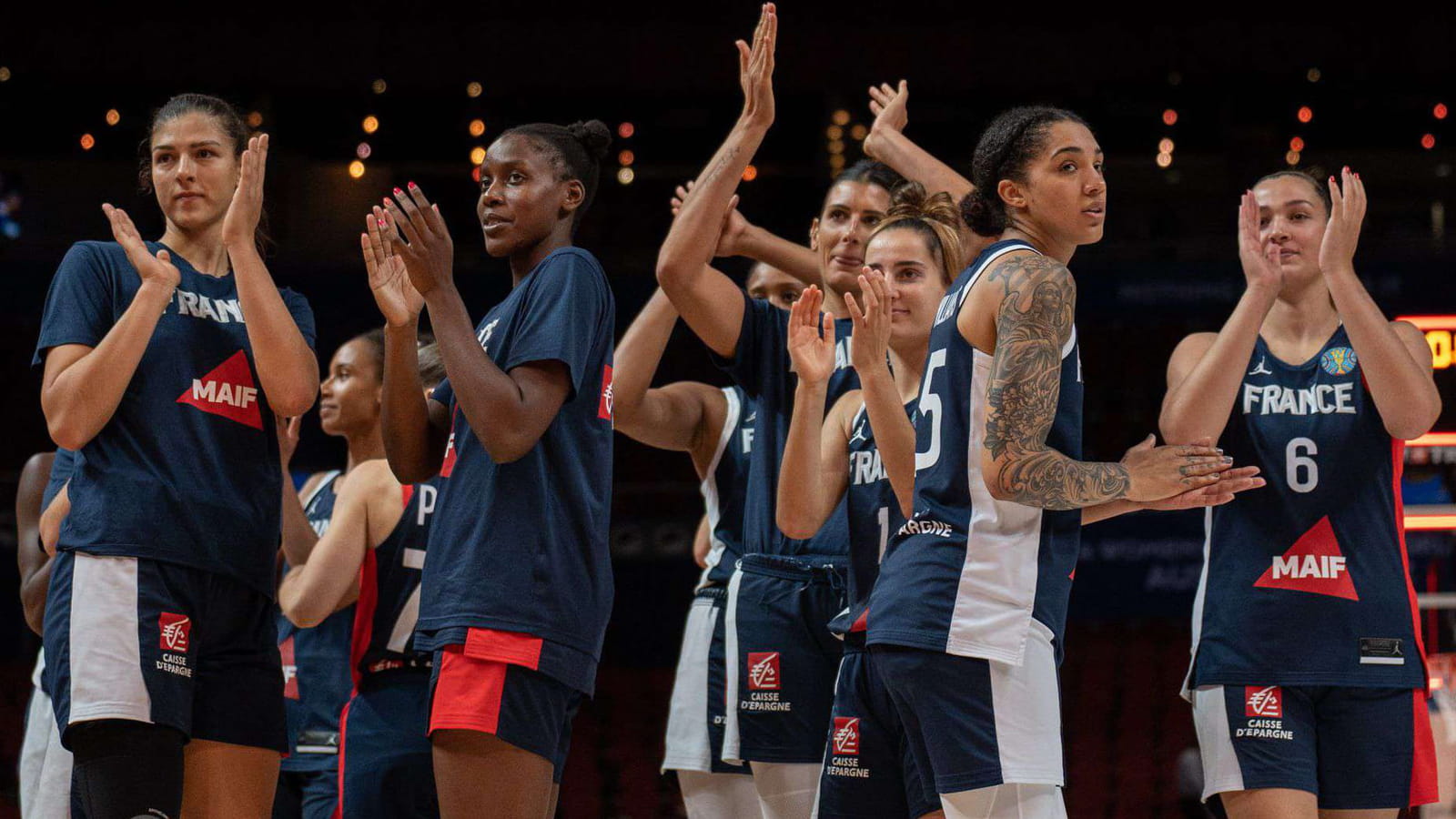 L’équipe de France féminine de basketball en 2022