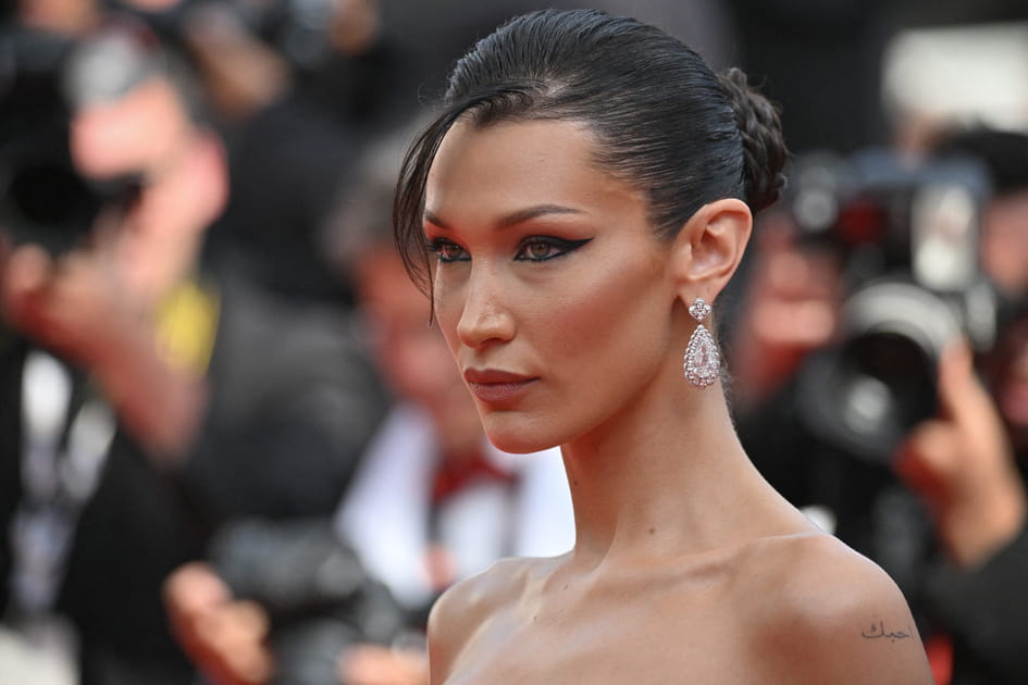 Le chignon tress&eacute; de Bella Hadid