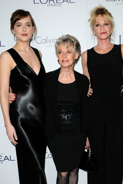 Tippi Hedren, sa fille Melanie Griffith&nbsp;et sa petite-fille Dakota Johnson