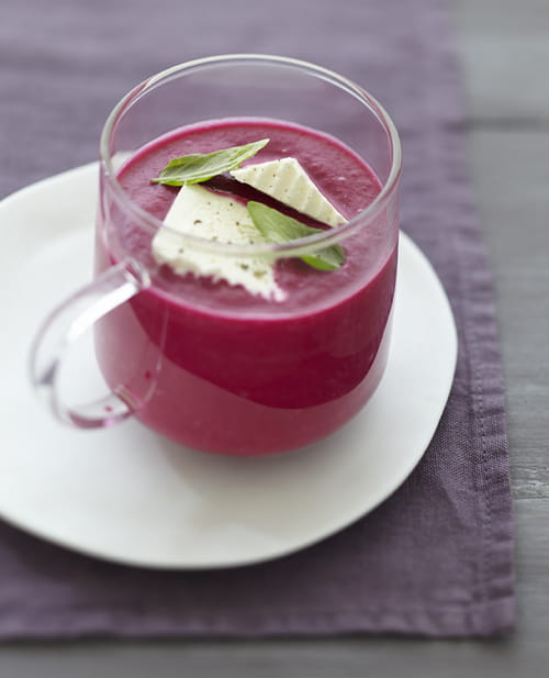 Gaspacho de betterave au Caprice des Anges