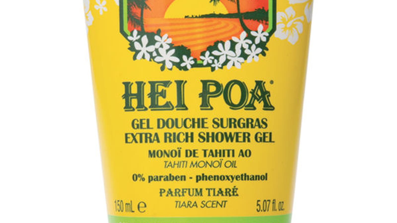 Gel douche surgras au Monoï de Hei Poa