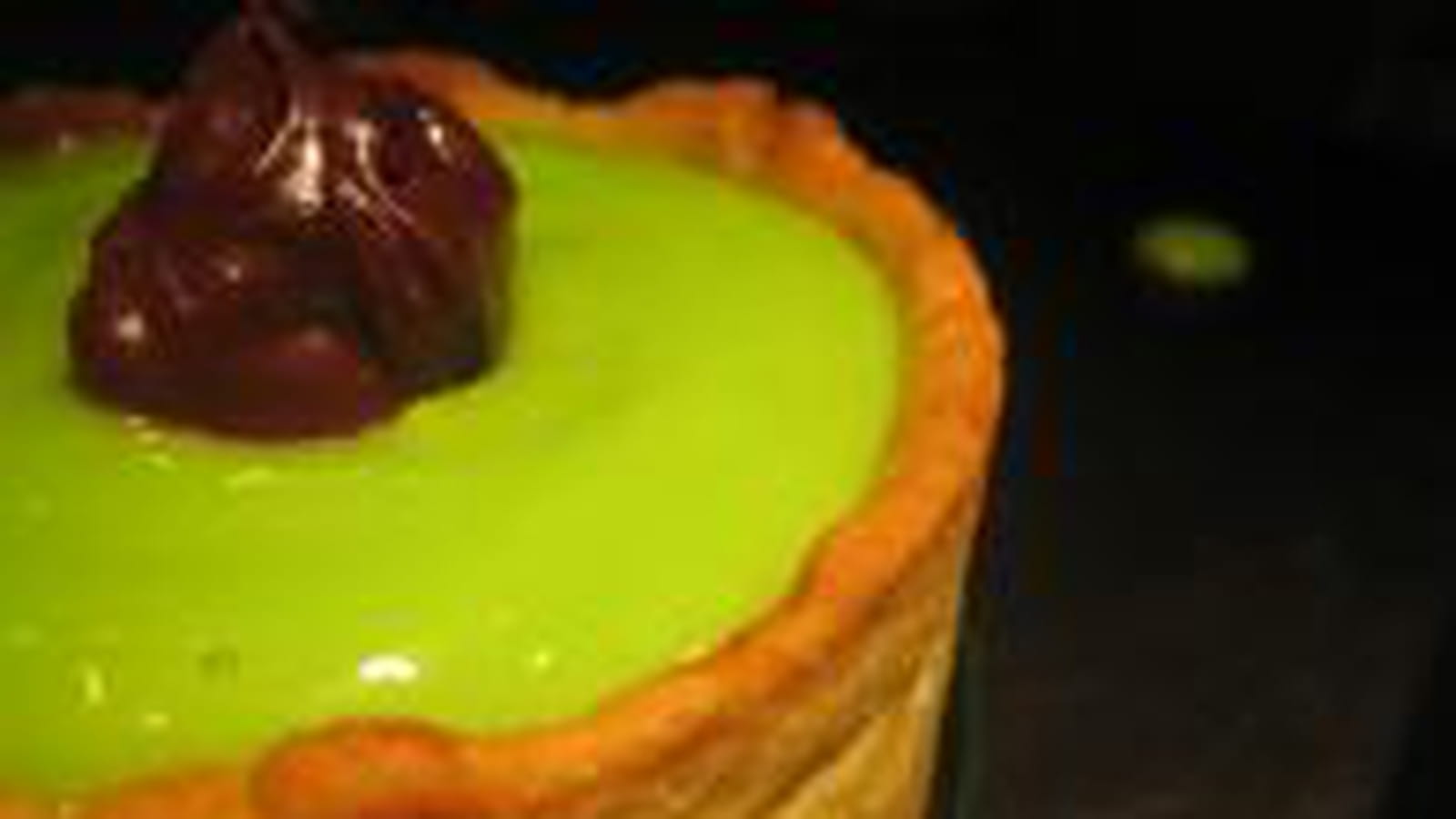 Tartelette poire-menthe