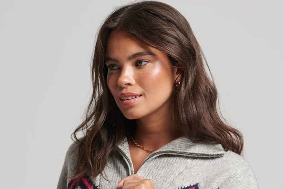 Pull à col zippé
