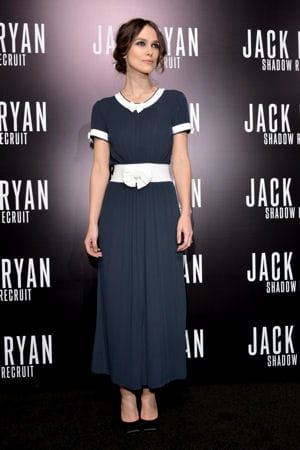 keira knightley lors de la première du film 'jack ryan : shadow recruit' le 15