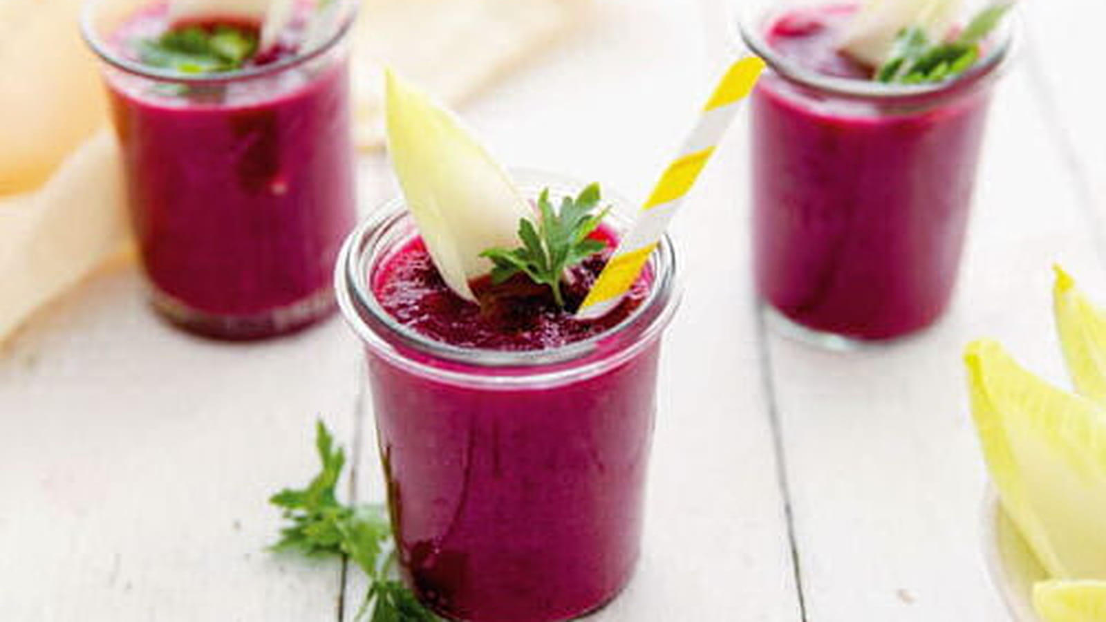 Gaspacho de Perles et betteraves rouges