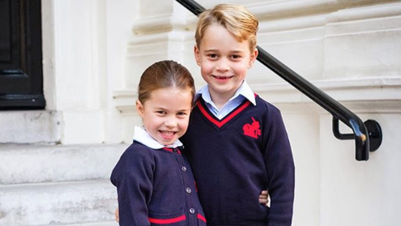 Charlotte et George de Cambridge